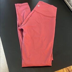 lululemon women’s long align rose pink Leggings